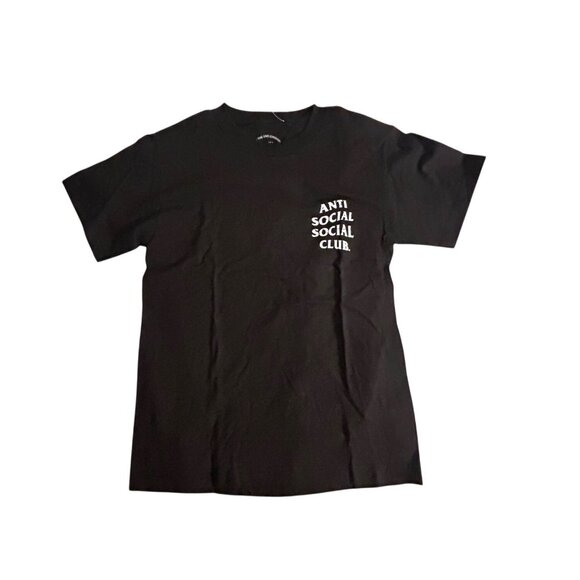 Anti Social Social Club x Casestudy Black Graphic T-Shirt Small 100% Cotton Made - Picture 1 of 7